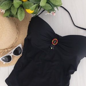 Ebmire • Black One Piece Swimsuit